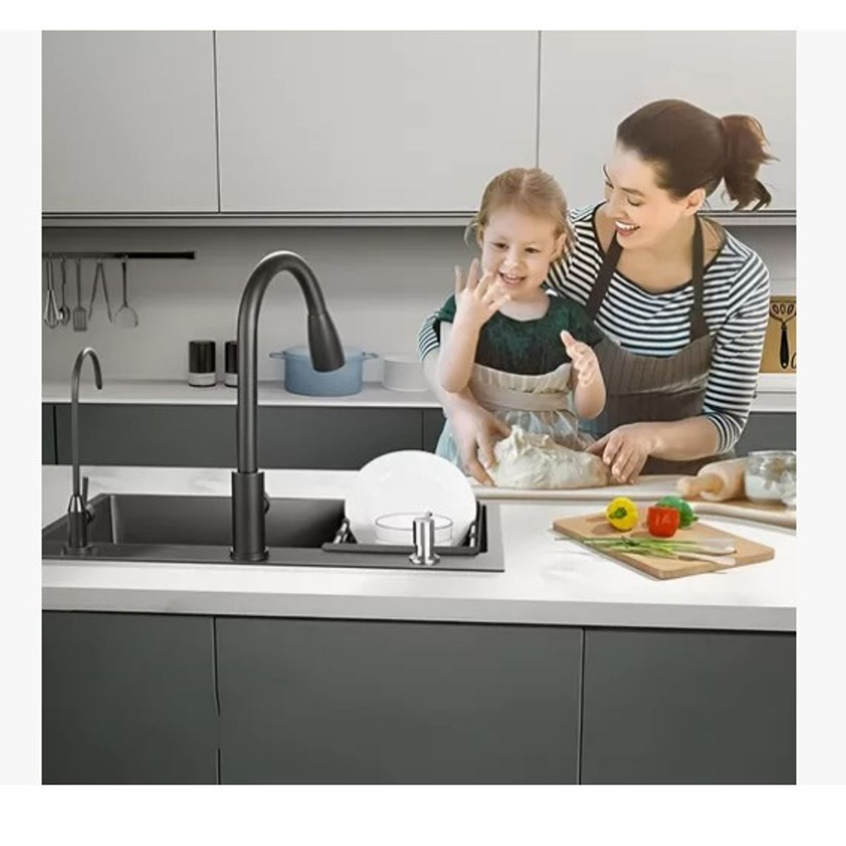 OFERTABKN - Lavaplatos Simple Empotrado Acero Inoxidable Bajo Cubierta