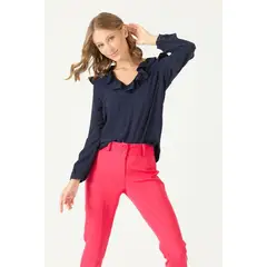 PRIVILEGE - Blusa azul marino 2147 - Azul Marino