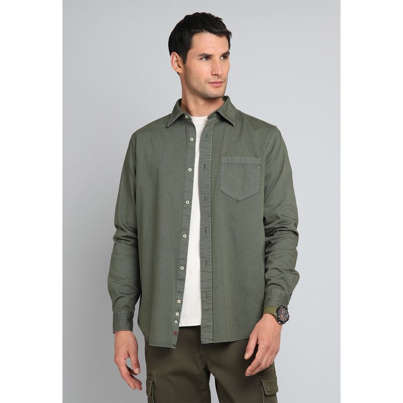 SOVIET - Camisa Manga Larga Stone Wash Soviet SOVIET_.