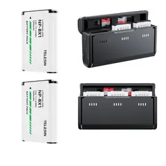 TELESIN - Cargador + 2 baterías NP-BX1 para Camaras Sony -
