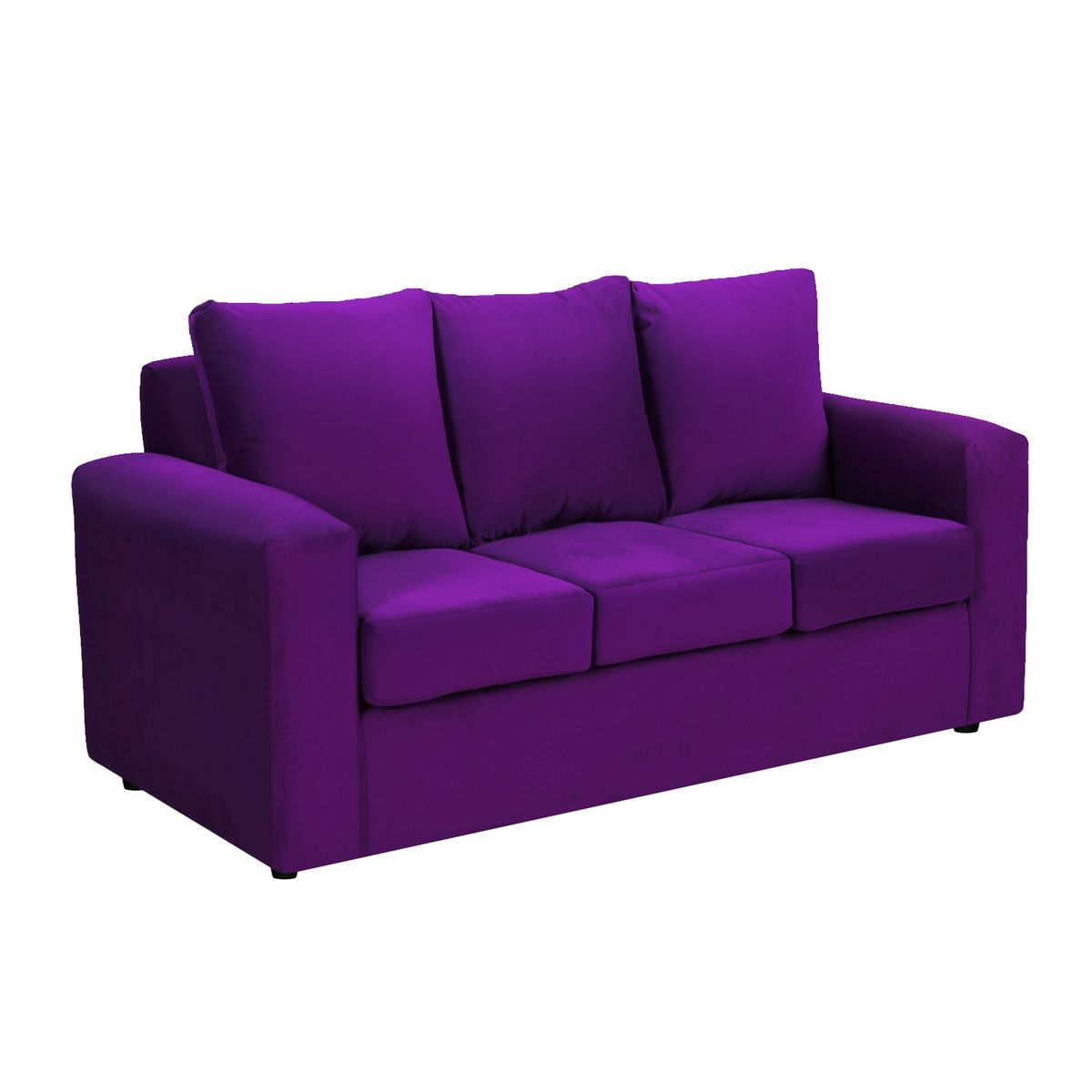 BODEVIR - Sofa Kendy 3C Felpa 30 Morado