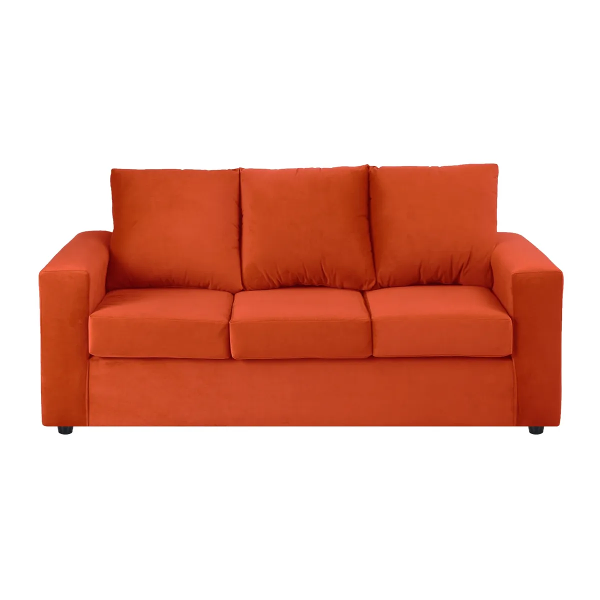 BODEVIR - Sofa Kendy 3C Felpa 30 Naranja