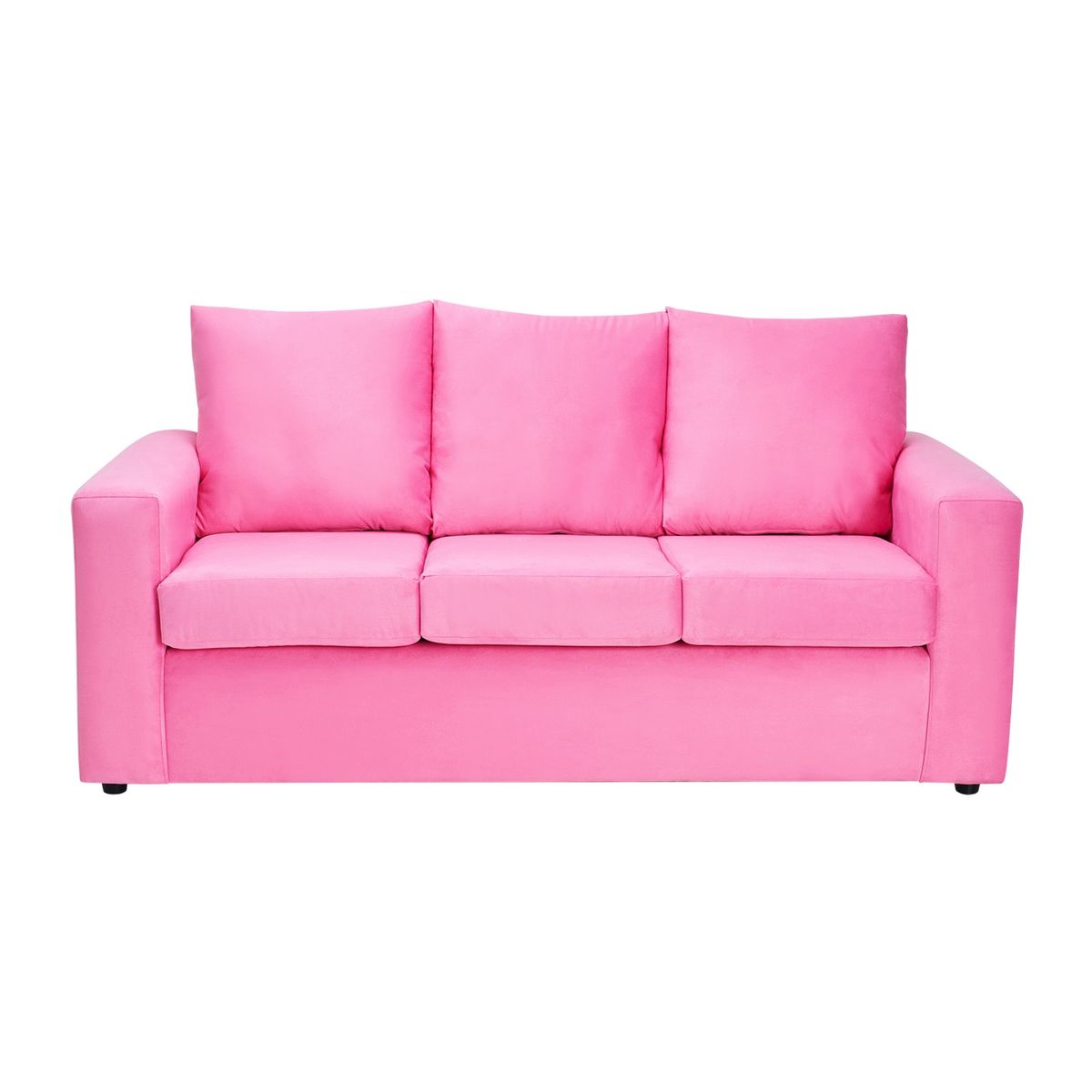 BODEVIR - Sofa Kendy 3C Felpa 30 Rosado