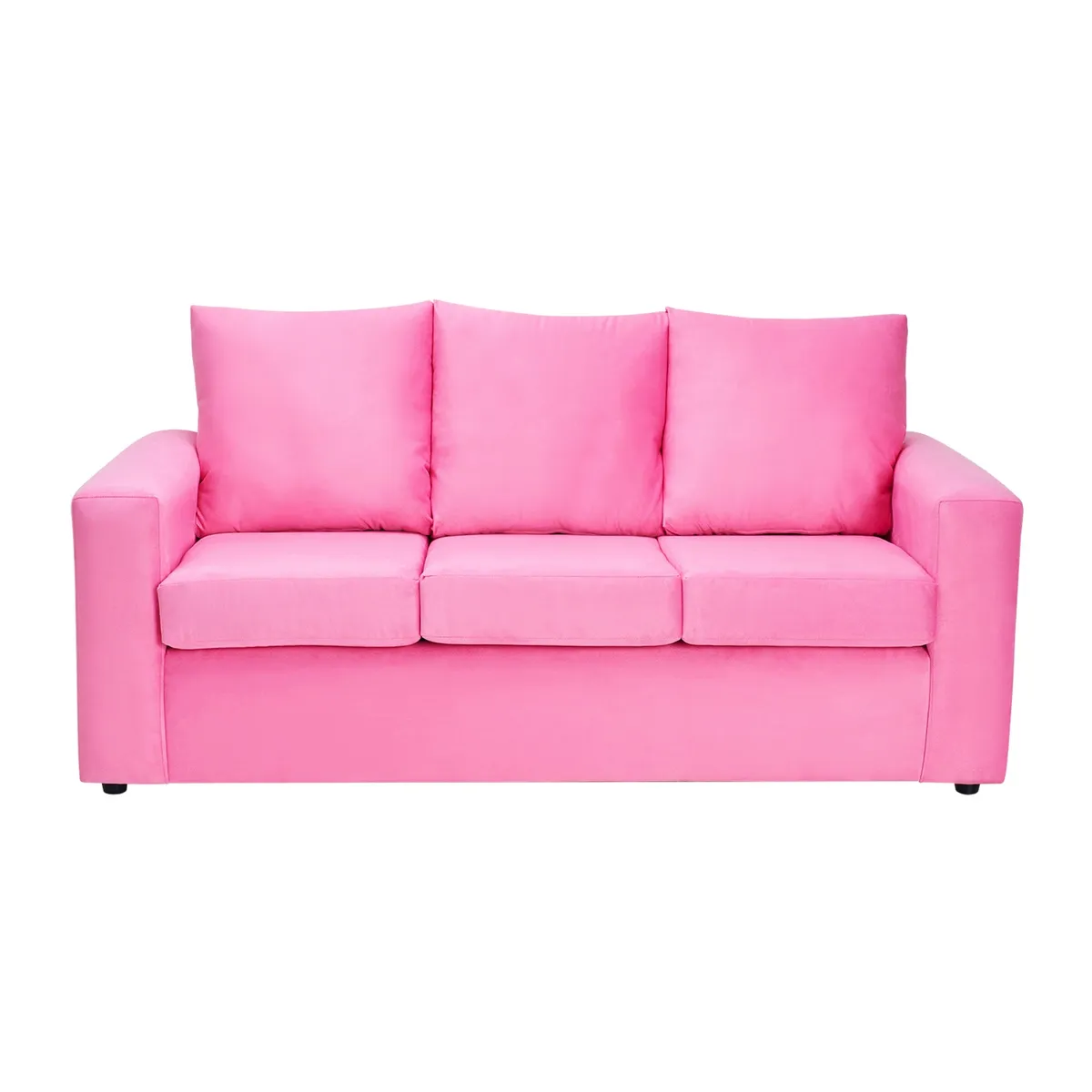 BODEVIR - Sofa Kendy 3C Felpa 30 Rosado