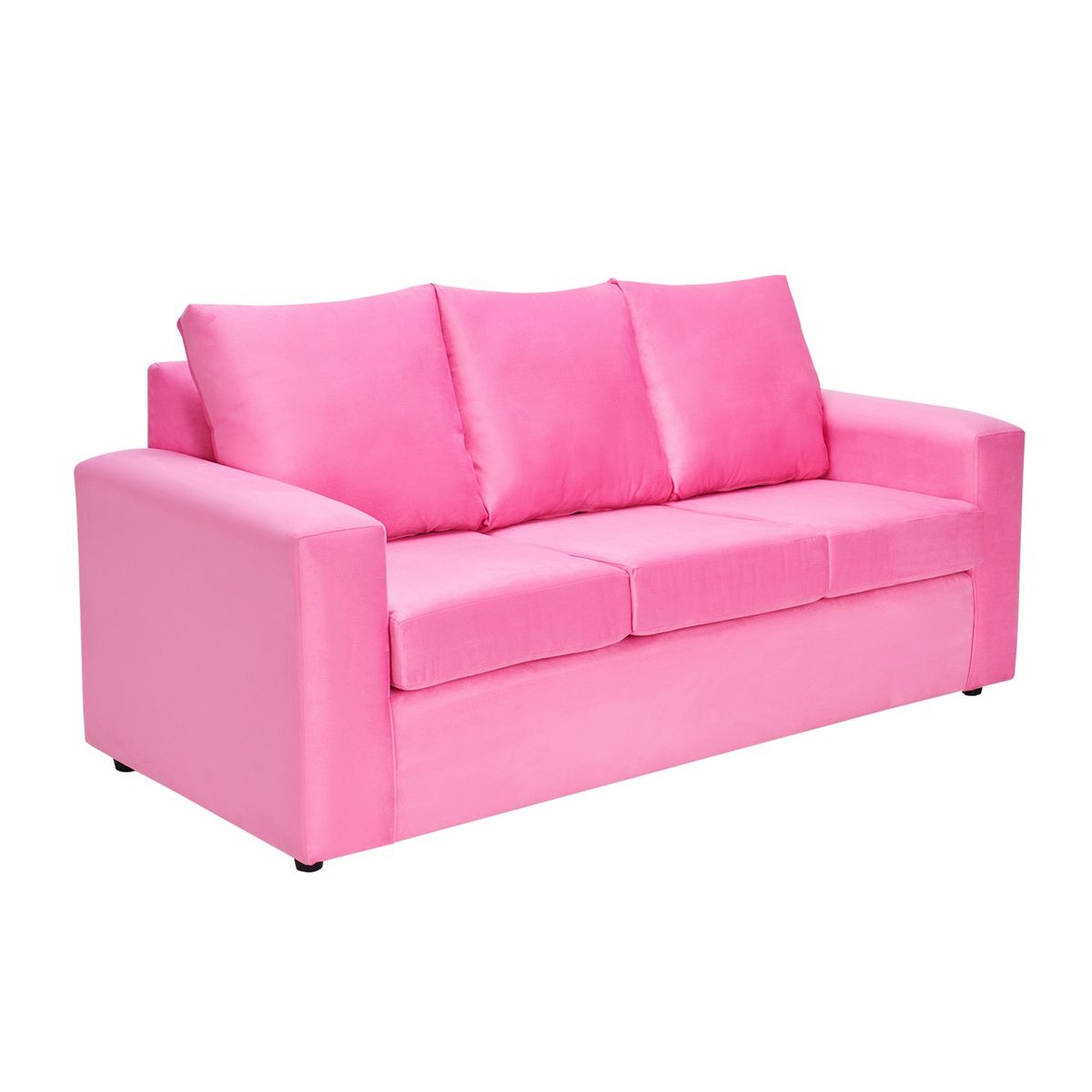 BODEVIR - Sofa Kendy 3C Felpa 30 Rosado