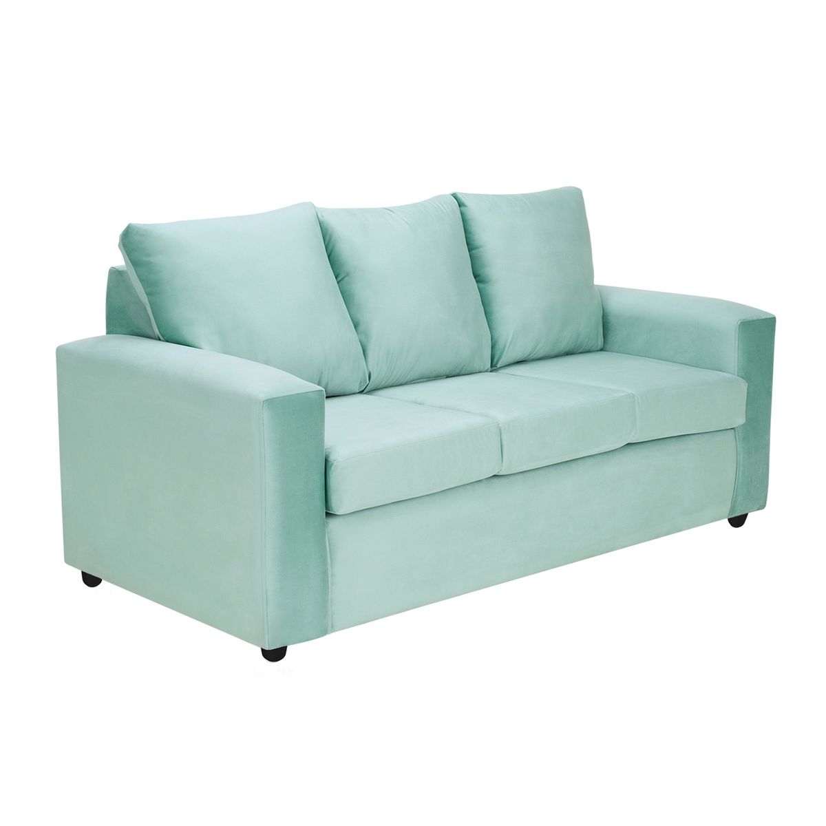 BODEVIR - Sofa Kendy 3C Felpa 30 Verde Agua