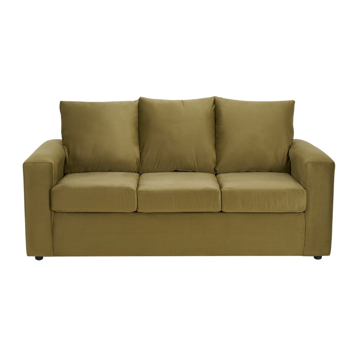 BODEVIR - Sofa Kendy 3C Felpa 30 Verde Musgo