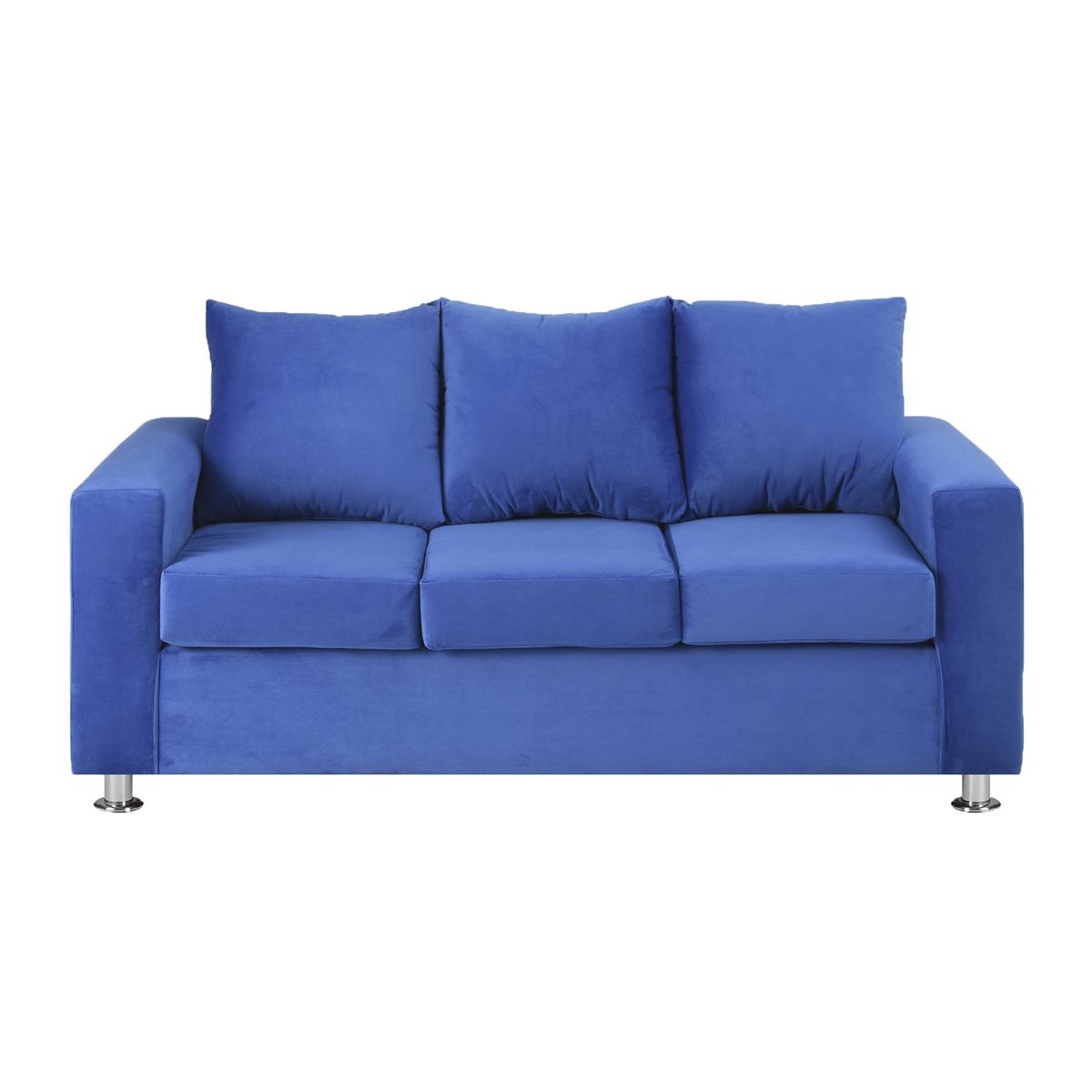 BODEVIR - Sofa Kendy 3C Felpa 12 Azul Rey