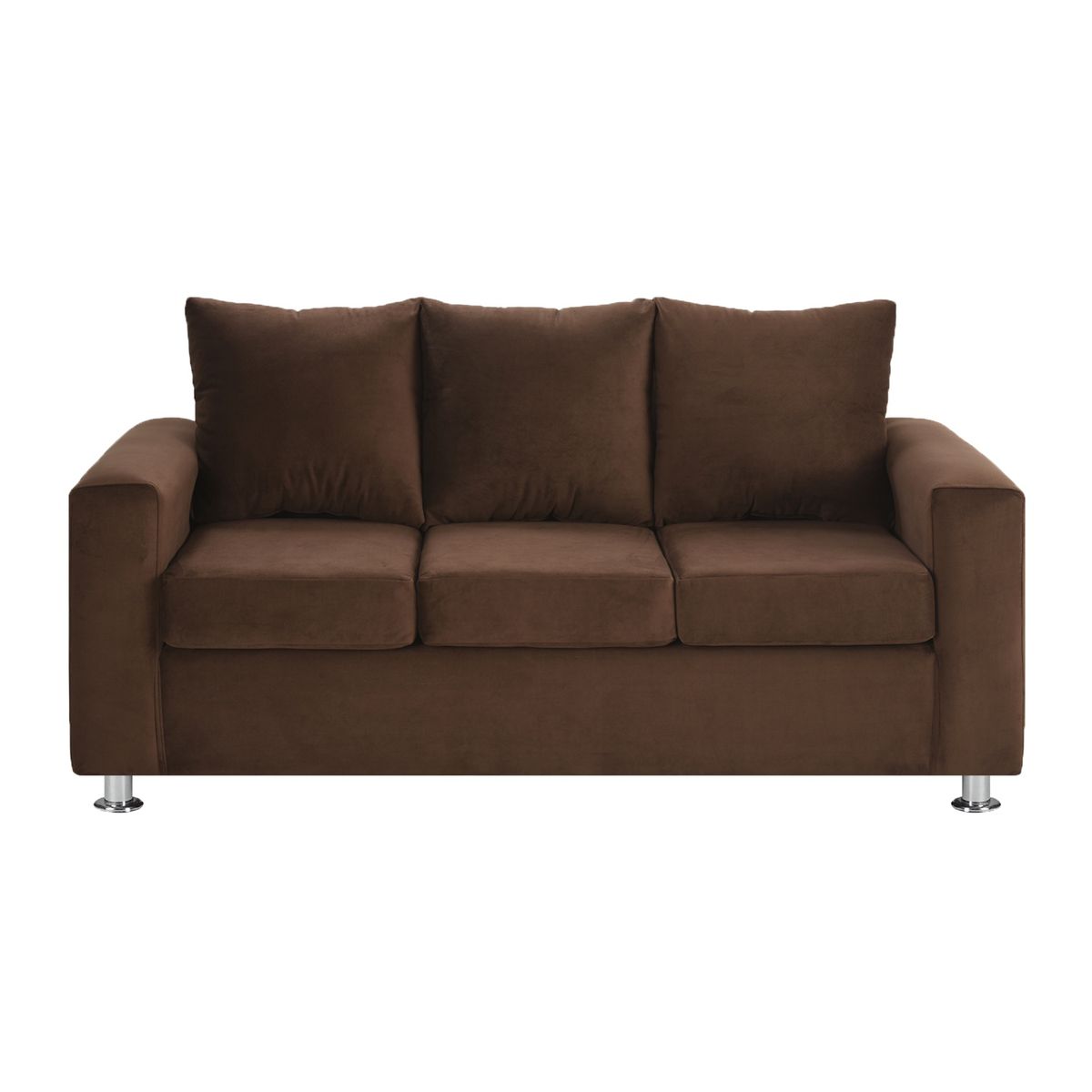 BODEVIR - Sofa Kendy 3C Felpa 12 Chocolate