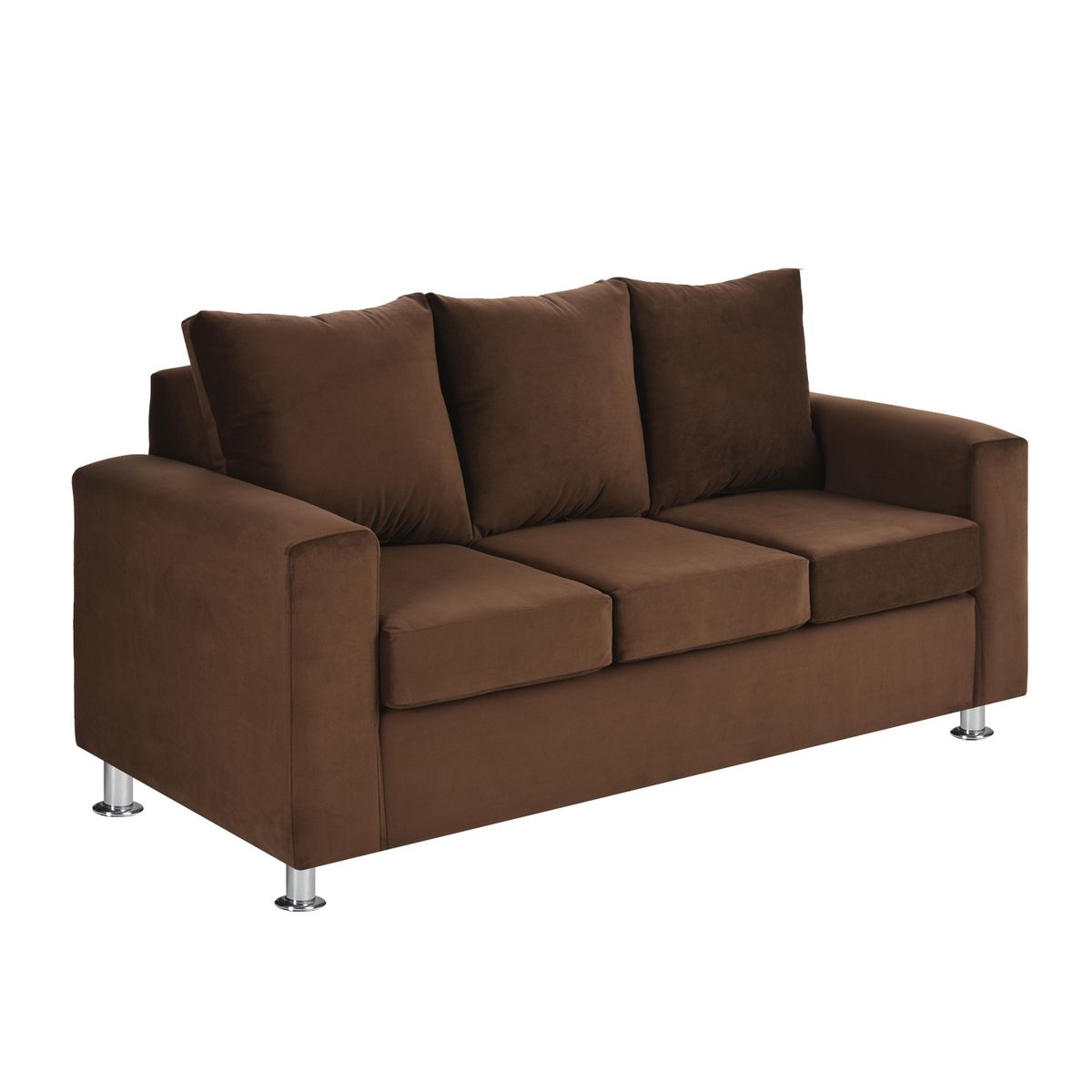 BODEVIR - Sofa Kendy 3C Felpa 12 Chocolate