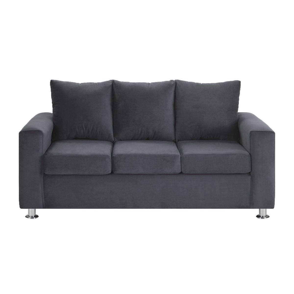 BODEVIR - Sofa Kendy 3C Felpa 12 Gris
