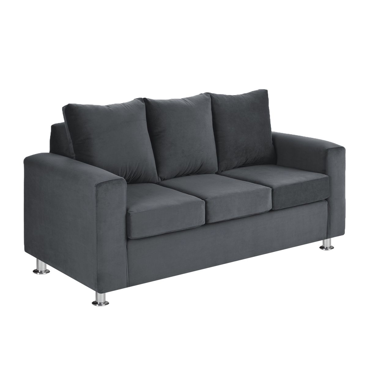 BODEVIR - Sofa Kendy 3C Felpa 12 Gris