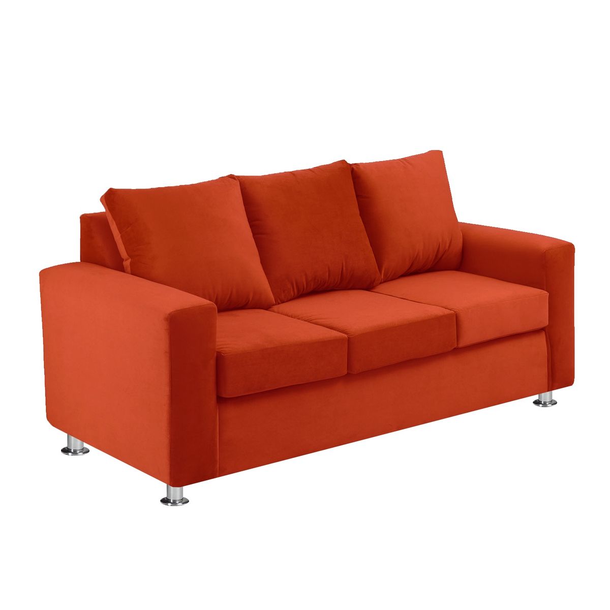 BODEVIR - Sofa Kendy 3C Felpa 12 Naranja