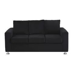 BODEVIR - Sofa Kendy 3C Felpa 12 Negro