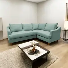 SOFAS HOME - SECCIONAL MISTRAL DERECHO CHENILLE VERDE MENTA