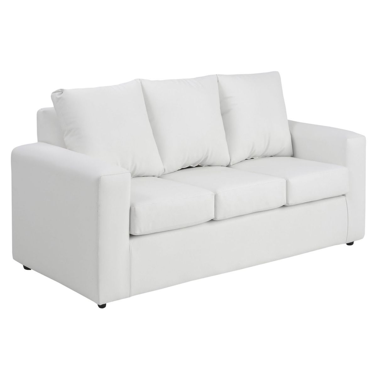 BODEVIR - Sofa Kendy 3C PU 30 Blanco
