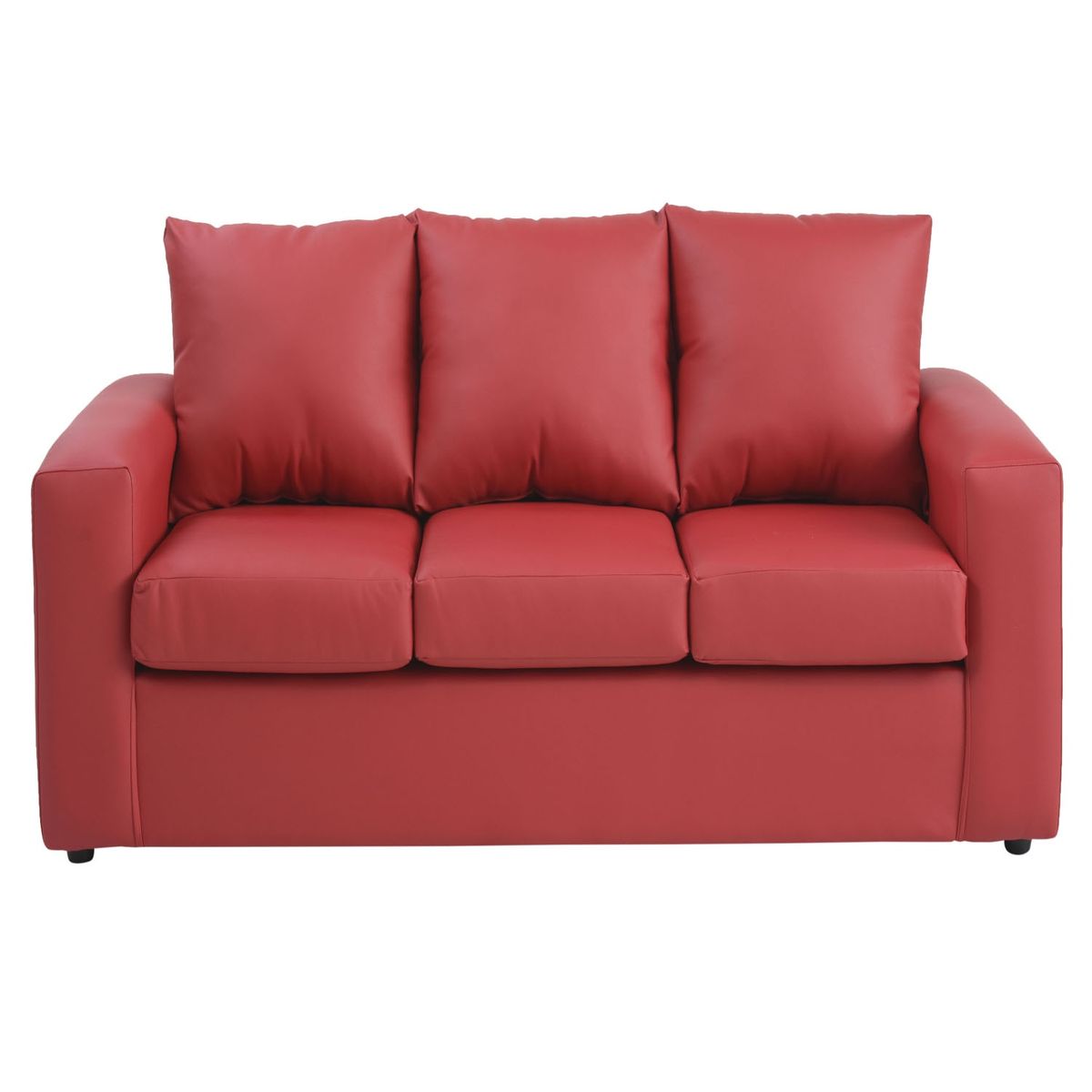 BODEVIR - Sofa Kendy 3C PU 30 Rojo