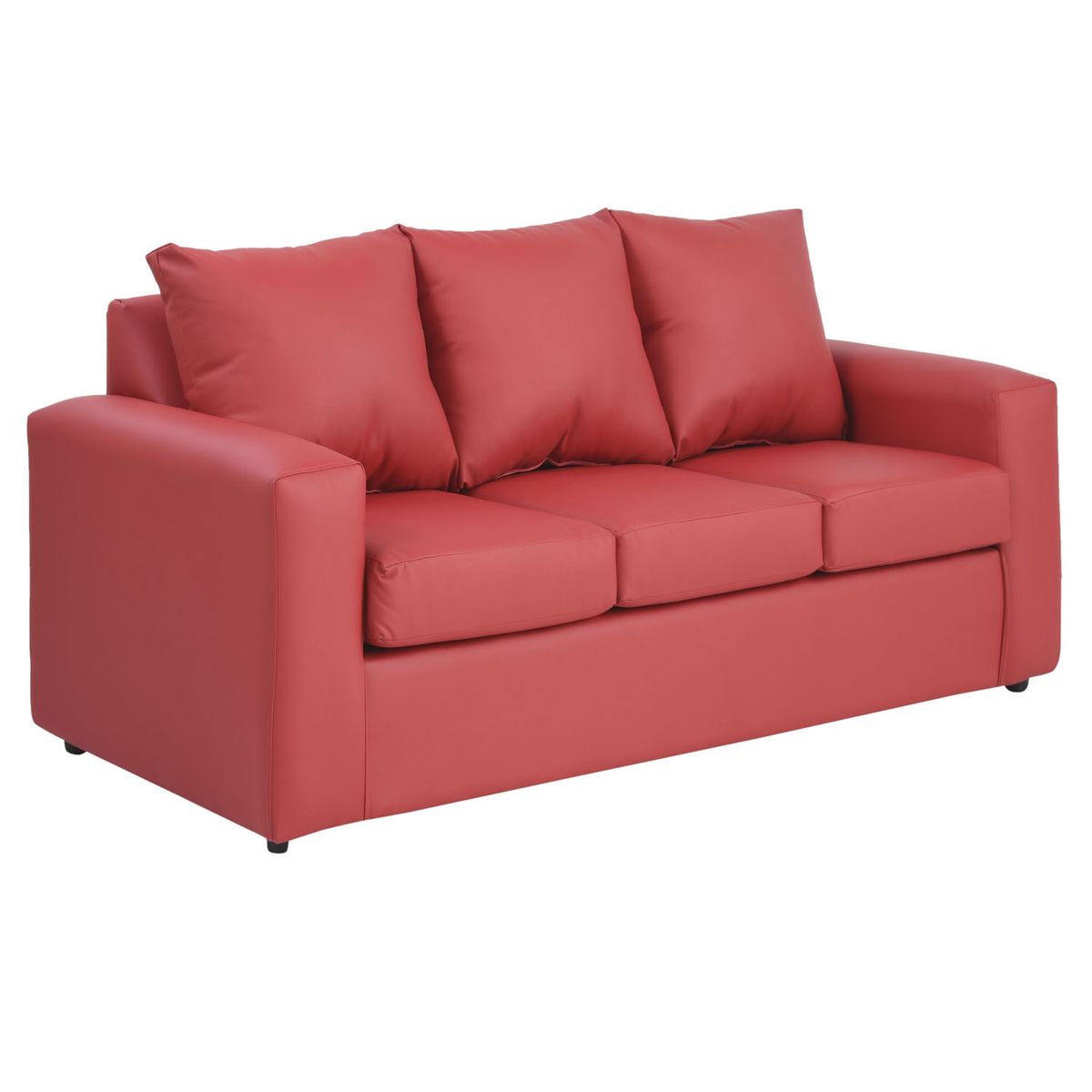BODEVIR - Sofa Kendy 3C PU 30 Rojo