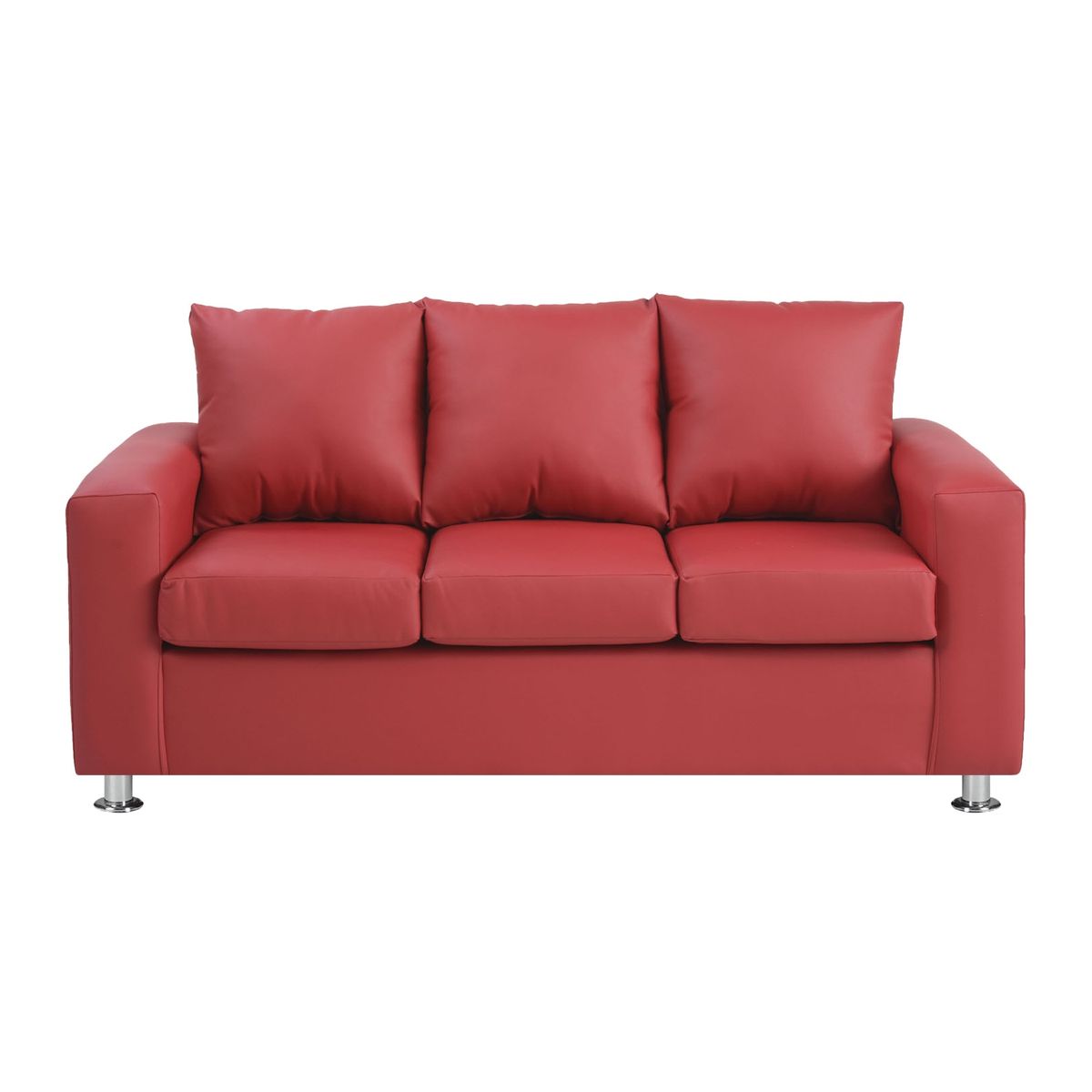 BODEVIR - Sofa Kendy 3C PU 12 Rojo
