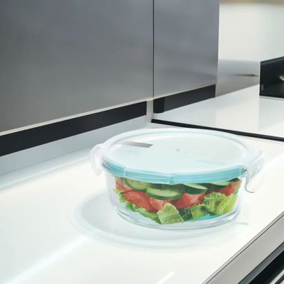 Imagen 2 del producto Pack 3 Contenedores Hermetico Vidrio Redondo 720mL