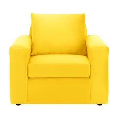 BODEVIR - Sofa Kendy 1C Felpa 30 Amarillo