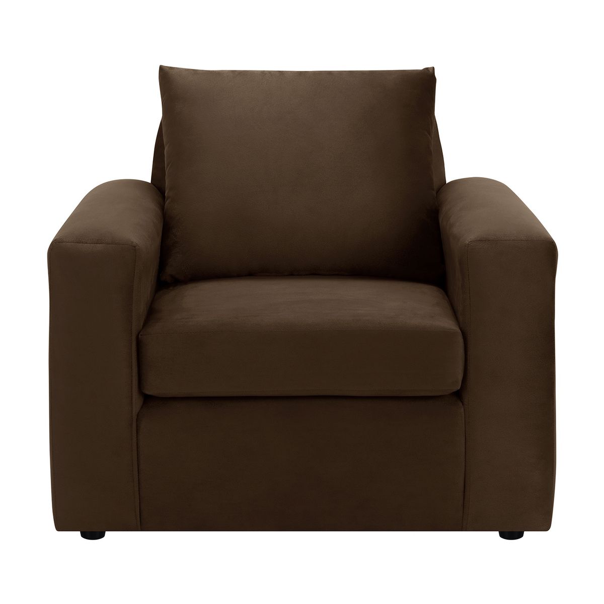 BODEVIR - Sofa Kendy 1C Felpa 30 Chocolate