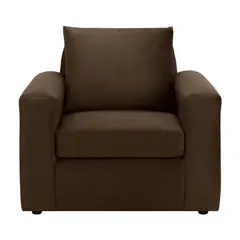BODEVIR - Sofa Kendy 1C Felpa 30 Chocolate