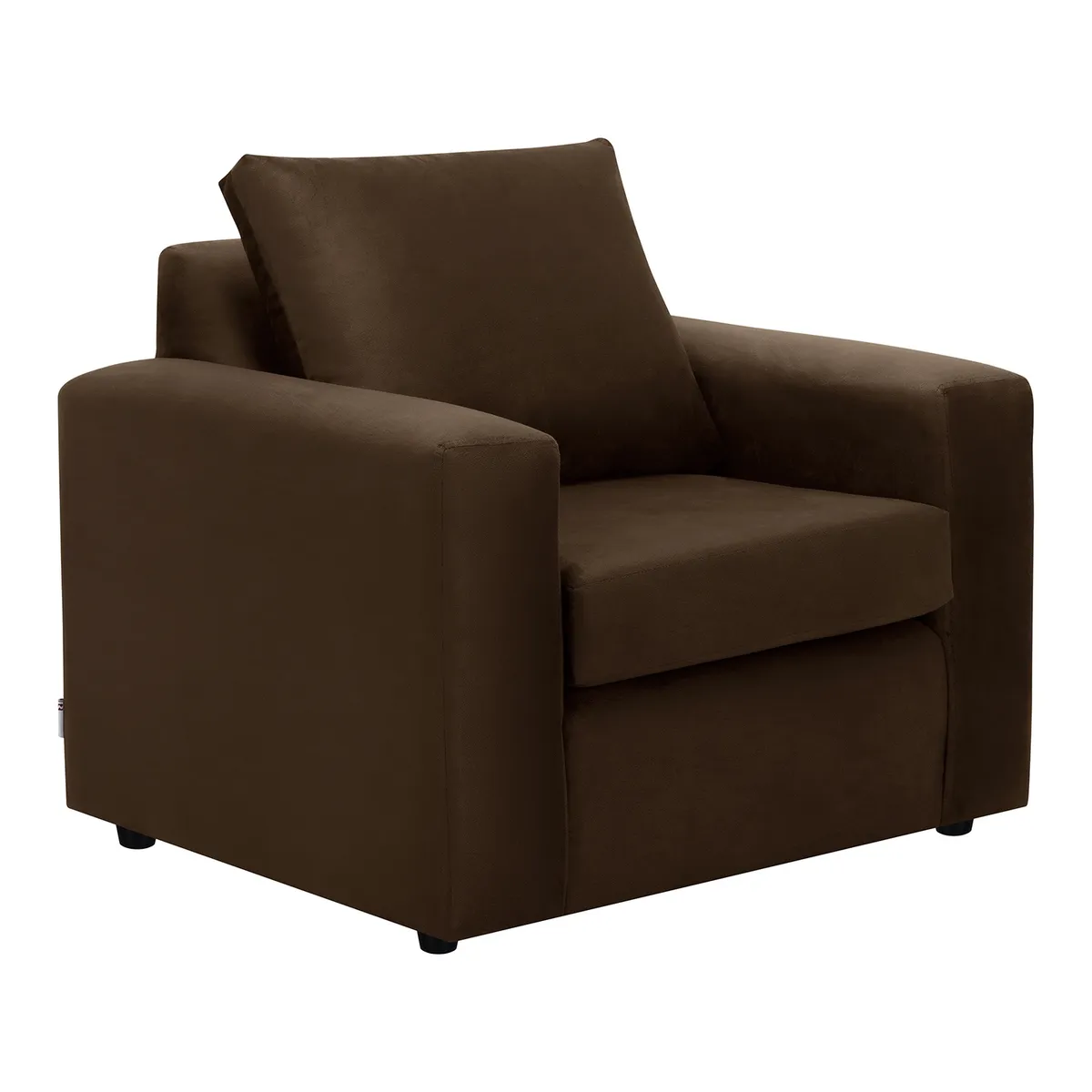 BODEVIR - Sofa Kendy 1C Felpa 30 Chocolate