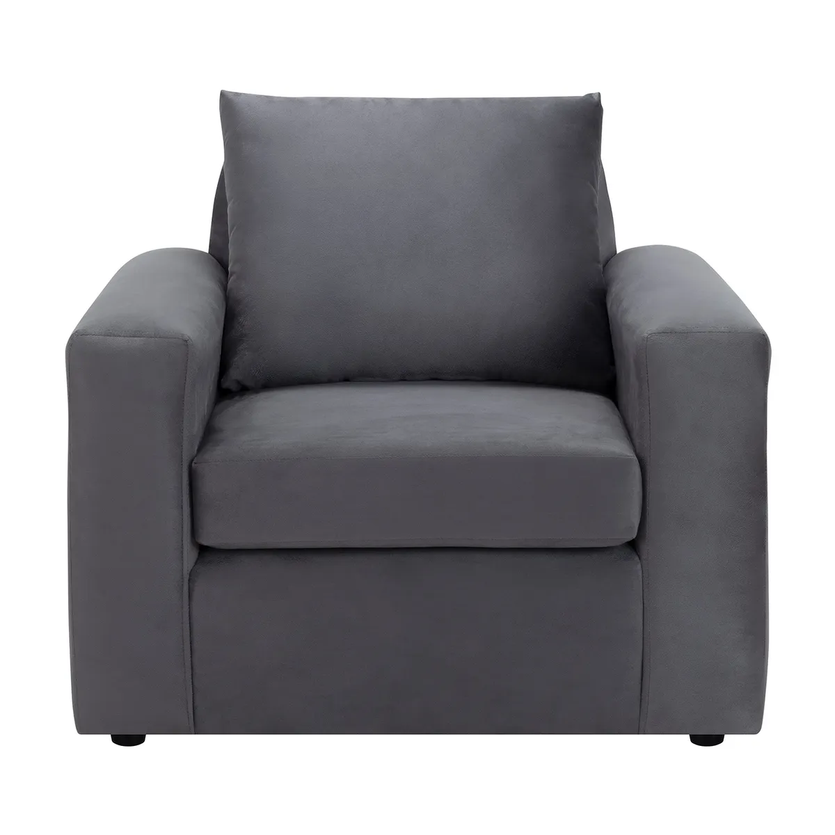 BODEVIR - Sofa Kendy 1C Felpa 30 Gris