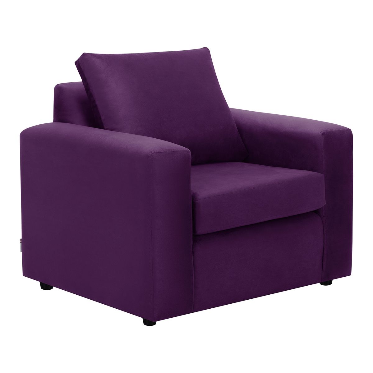 BODEVIR - Sofa Kendy 1C Felpa 30 Morado