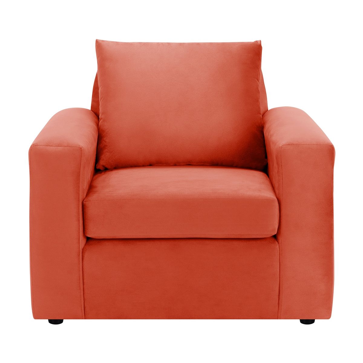 BODEVIR - Sofa Kendy 1C Felpa 30 Naranja