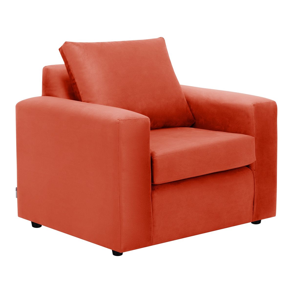 BODEVIR - Sofa Kendy 1C Felpa 30 Naranja