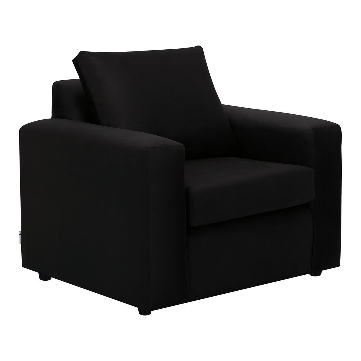 BODEVIR - Sofa Kendy 1C Felpa 30 Negro