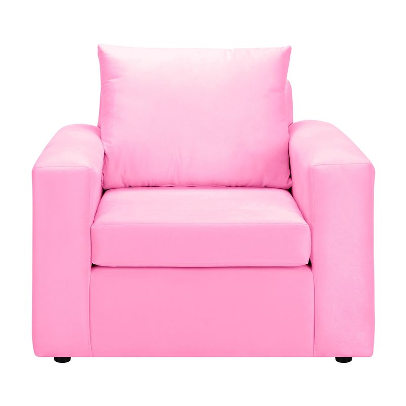 BODEVIR - Sofa Kendy 1C Felpa 30 Rosado