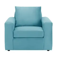 BODEVIR - Sofa Kendy 1C Felpa 30 Turquesa