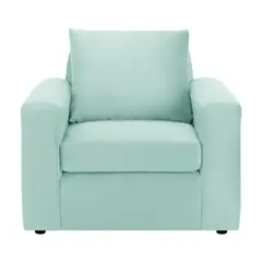 BODEVIR - Sofa Kendy 1C Felpa 30 Verde Agua