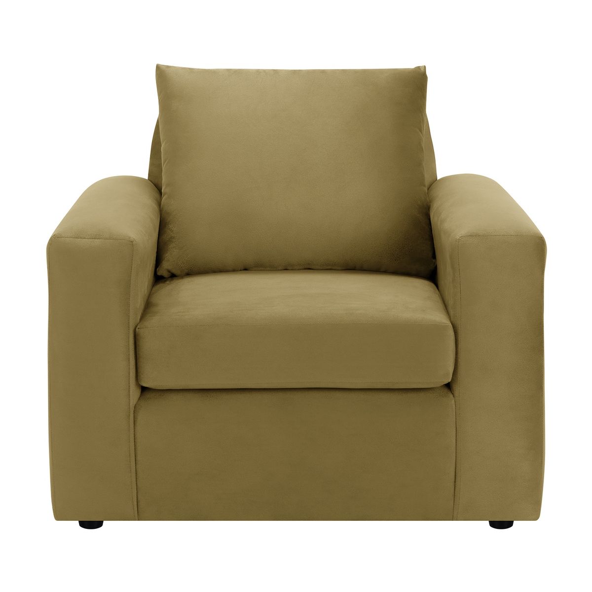 BODEVIR - Sofa Kendy 1C Felpa 30 Verde Musgo