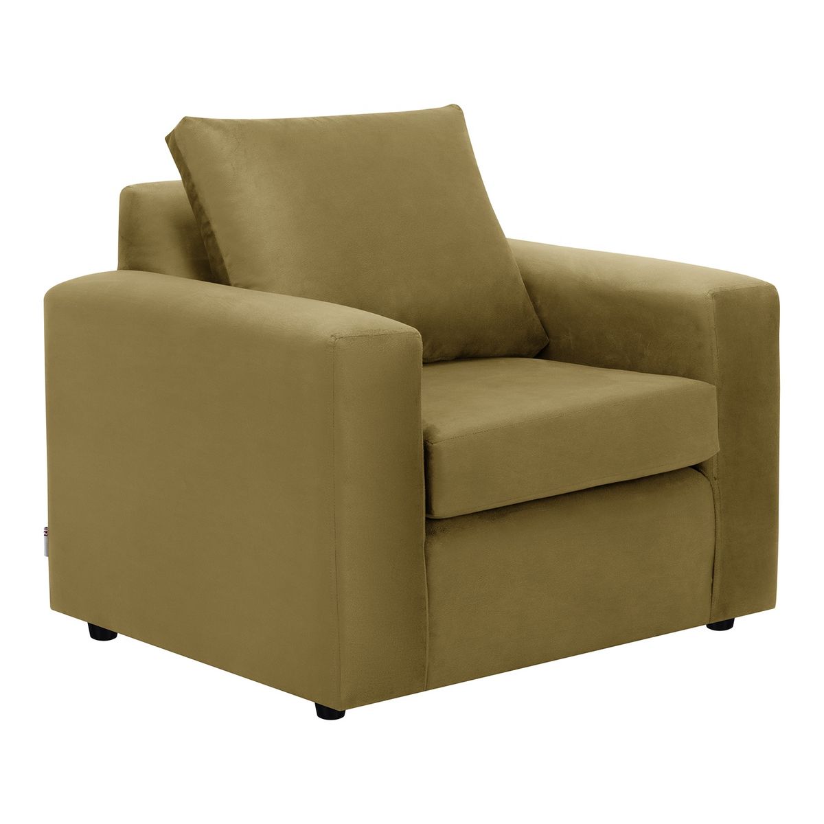 BODEVIR - Sofa Kendy 1C Felpa 30 Verde Musgo