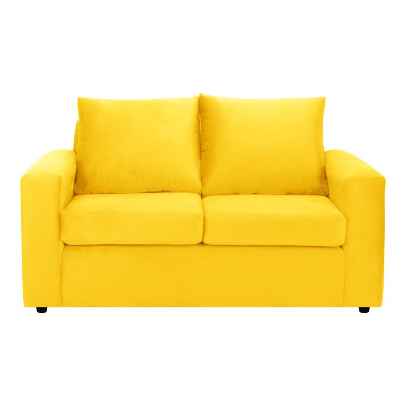 BODEVIR - Sofa Kendy 2C Felpa 30 Amarillo