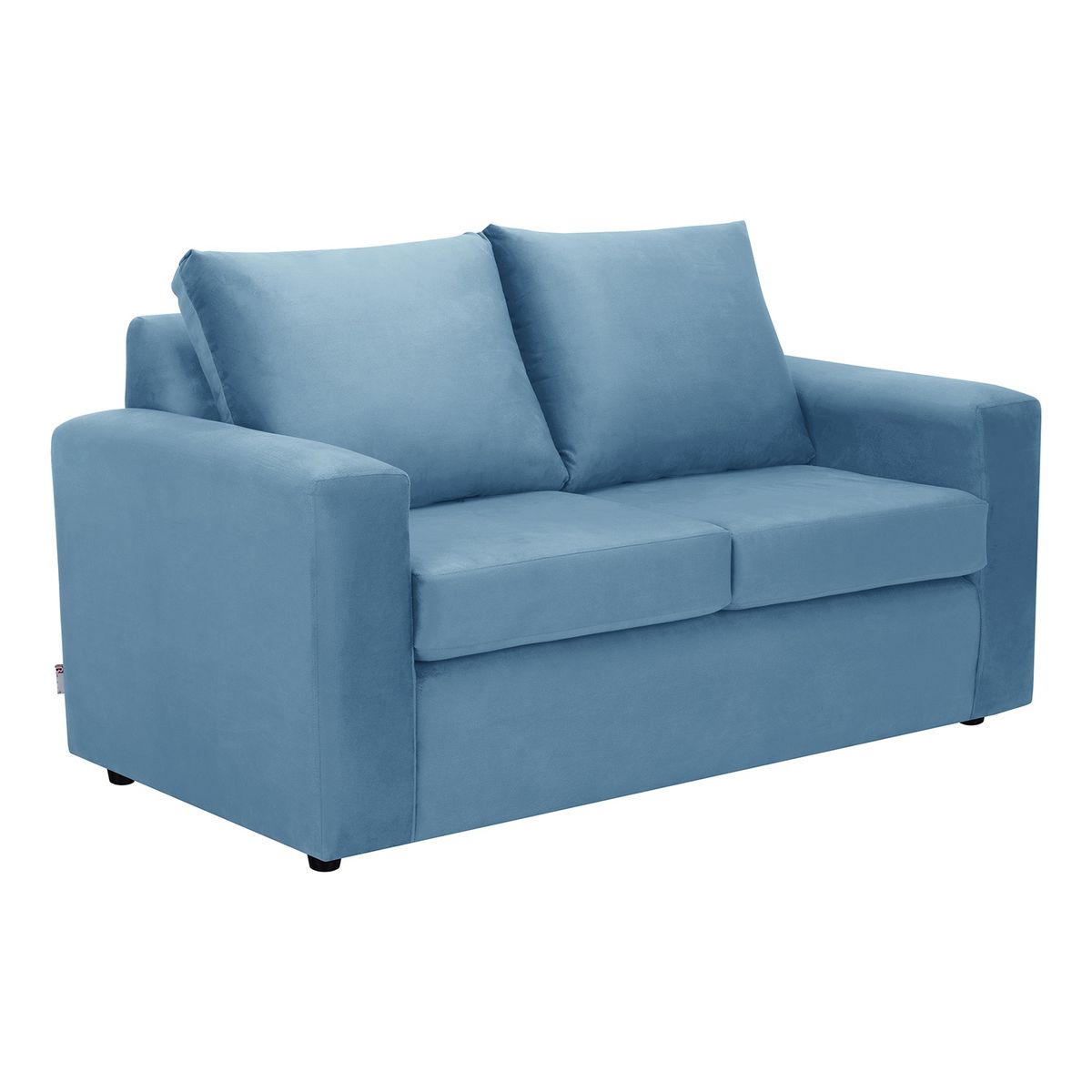 BODEVIR - Sofa Kendy 2C Felpa 30 Azul Petroleo