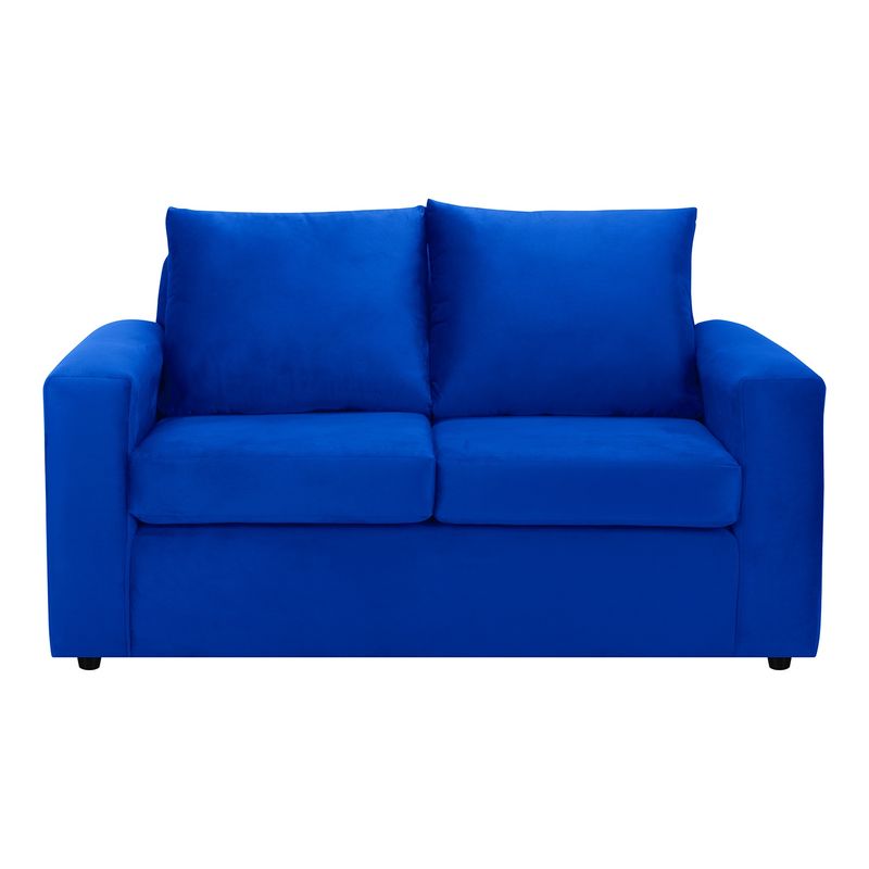 BODEVIR - Sofa Kendy 2C Felpa 30 Azul Rey