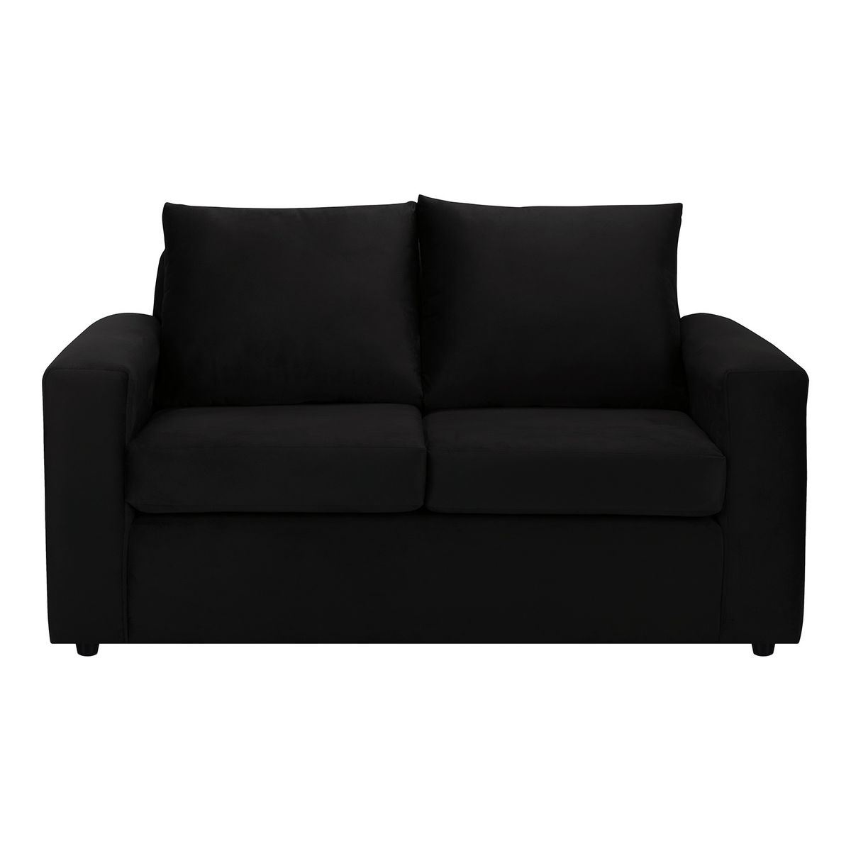 BODEVIR - Sofa Kendy 2C Felpa 30 Negro