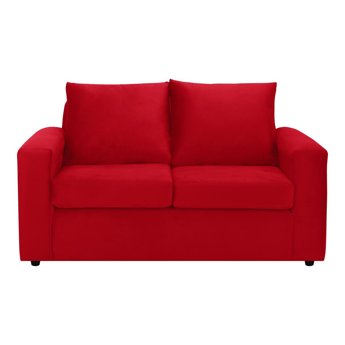 BODEVIR - Sofa Kendy 2C Felpa 30 Rojo