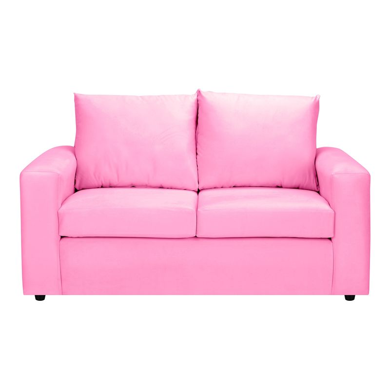 BODEVIR - Sofa Kendy 2C Felpa 30 Rosado