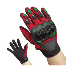 GENERICO - Guantes Moto Malla Proteccion Reforzados Nudillos Palma