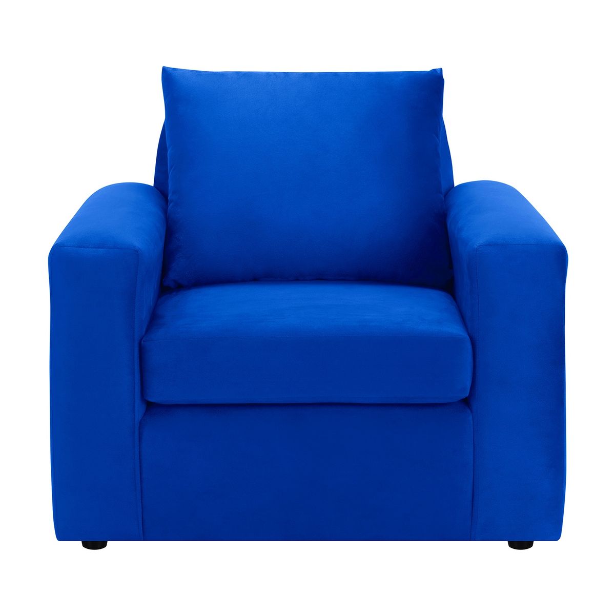 BODEVIR - Set Sofa Kendy 1C Felpa 30 Azul Rey