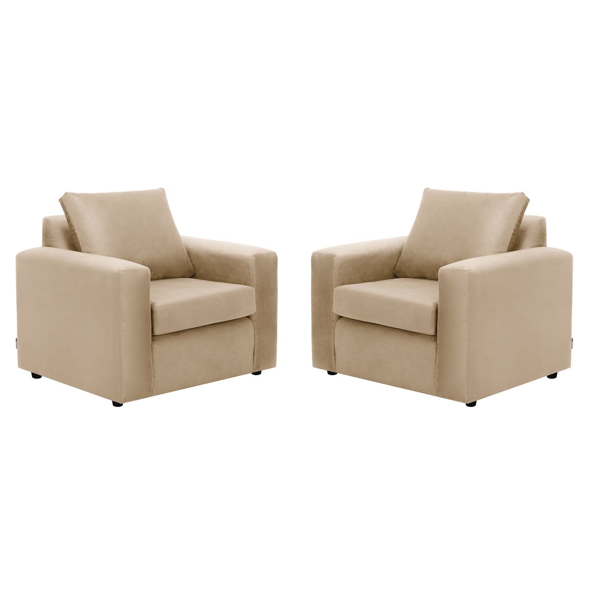 BODEVIR - Set Sofa Kendy 1C Felpa 30 Beige