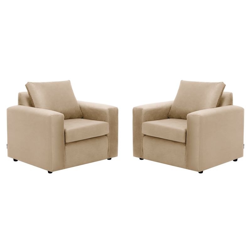 BODEVIR - Set Sofa Kendy 1C Felpa 30 Beige