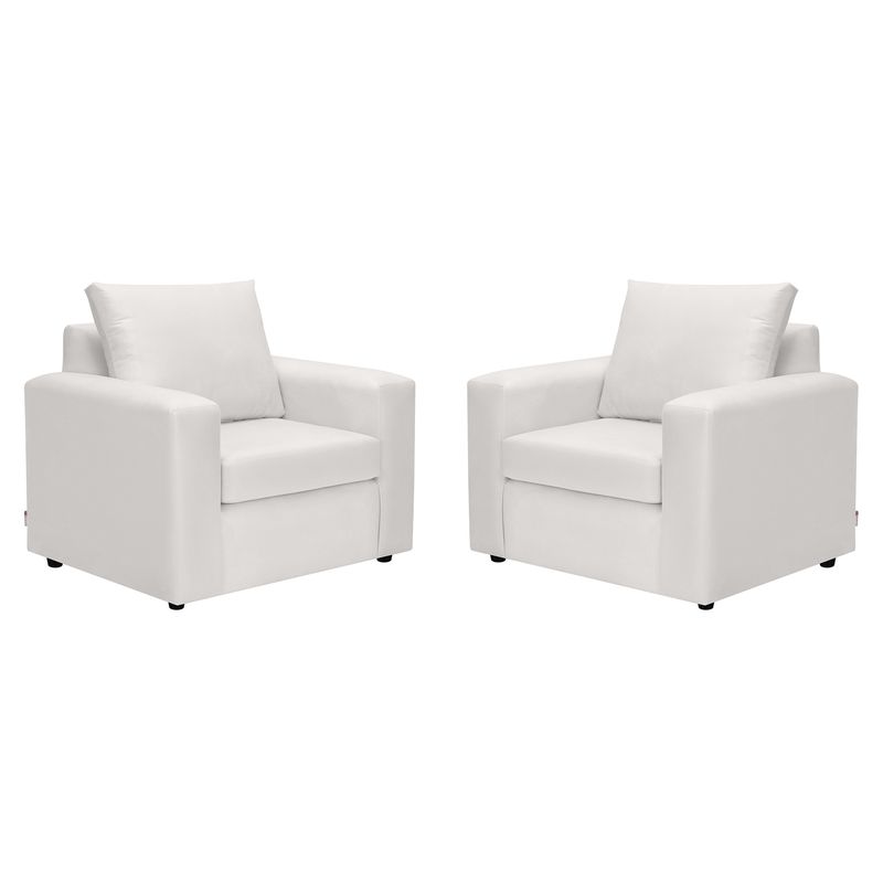 BODEVIR - Set Sofa Kendy 1C Felpa 30 Crudo