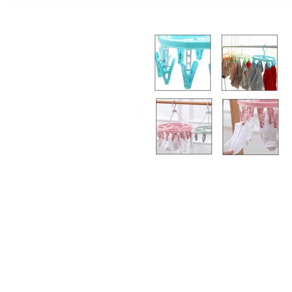 GENERICO - Colgador Ropa 8 pinzas